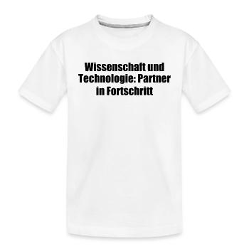 Wissenschaft - Wissenschaft und Technologie: - Kinder Premium Bio T-Shirt - Weiß - Vorne