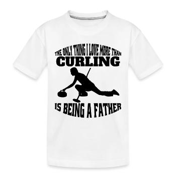 Curling Curling Player Curling Club Curling Team - Kids' Premium Organic T-Shirt - white - Front