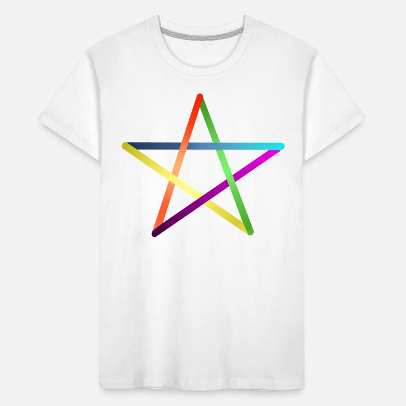 Triangles - graphics - graphic design Kids' Premium Organic T-Shirt