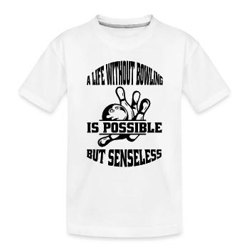 Bowling Bowling Bowling Club Bowling Club - T-shirt bio Premium Enfant - blanc - Devant