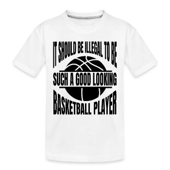 Basketball Basketball Player Basketball Team - T-shirt bio Premium Enfant - blanc - Devant