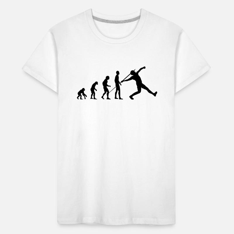 Évolution du lancer du javelot T-shirt bio Premium Enfant