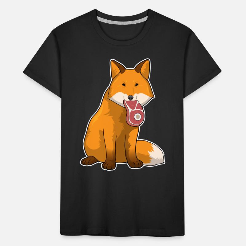 Fuchs Fleisch Kinder Premium Bio T-Shirt