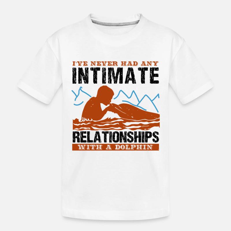 ICH HATTE NIE EINE INTIME BEZIEHUNG MIT - Kinder Premium Bio T-Shirt - Weiß