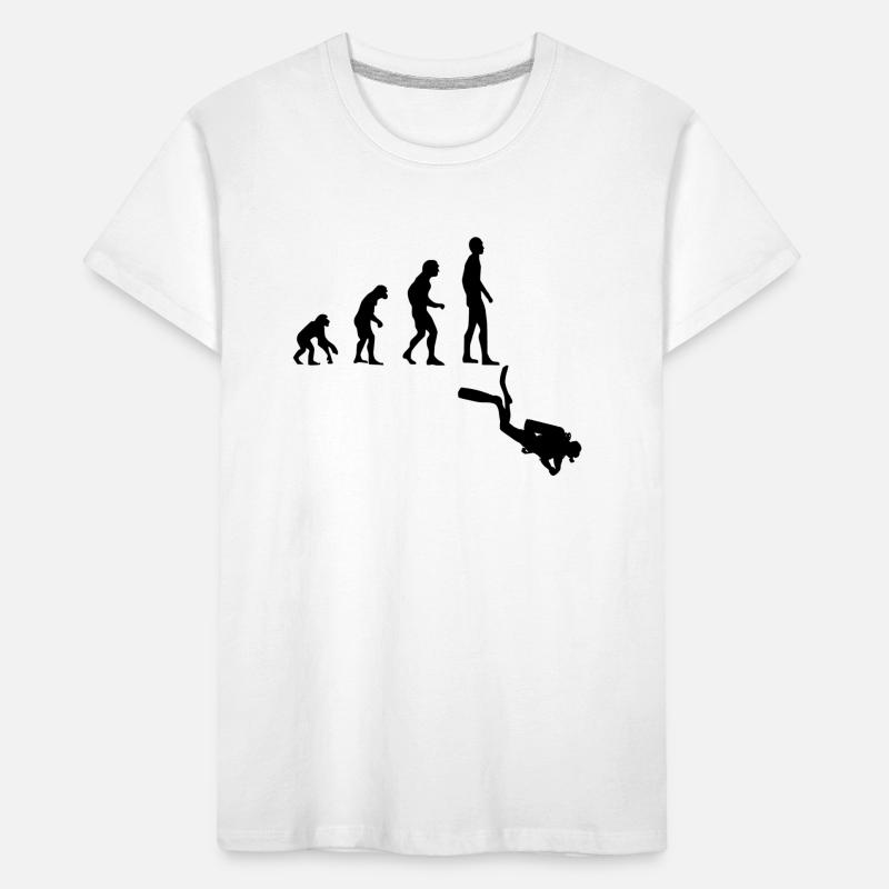 Evolution Tauchen Kinder Premium Bio T-Shirt