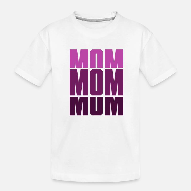 Mama Einfacher Muttertag für Mama - Kinder Premium Bio T-Shirt - Weiß