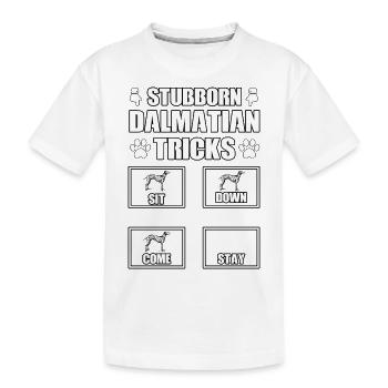 Astuces dalmates tenaces - T-shirt bio Premium Enfant - blanc - Devant