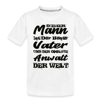 Anwalt - Kinder Premium Bio T-Shirt - Weiß - Vorne