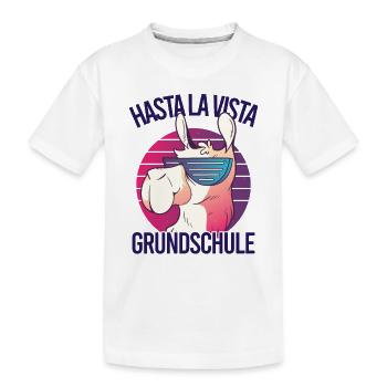 Grundschul Abgänger 2023 Grundschule Abschied - Kinder Premium Bio T-Shirt - Weiß - Vorne