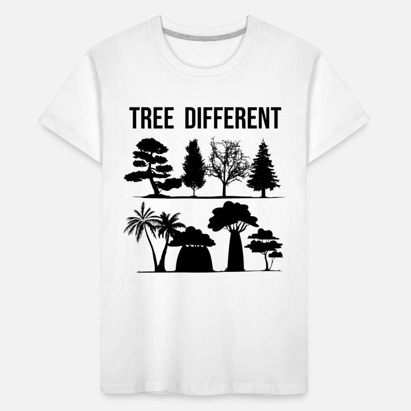 Tree Different - be different - be yourself Kids' Premium Organic T-Shirt