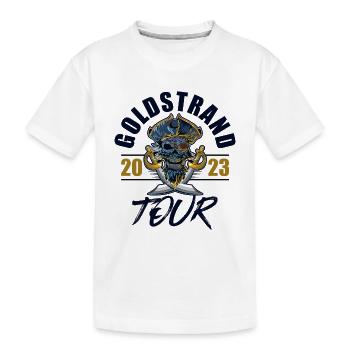 Golden Sands 2023 Skeleton - Kids' Premium Organic T-Shirt - white - Front