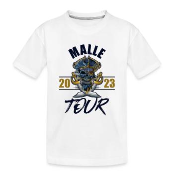 Malle 2023 Squelette - T-shirt bio Premium Enfant - blanc - Devant