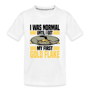 Panoramique de l’or - T-shirt bio Premium Enfant - blanc - Devant