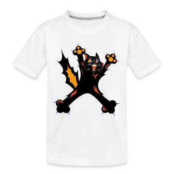 Crazy Cat Lady - T-shirt bio Premium Enfant - blanc - Devant