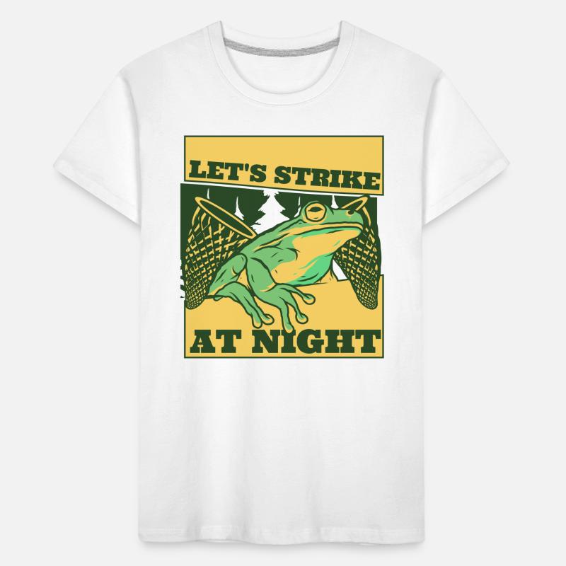 Let's Strike At Night Toad Tadpole Frog Kids' Premium Organic T-Shirt