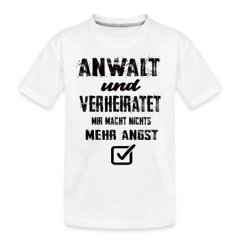 Anwalt - Kinder Premium Bio T-Shirt - Weiß - Vorne