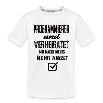 Programmierer - Kinder Premium Bio T-Shirt - Weiß - Vorne