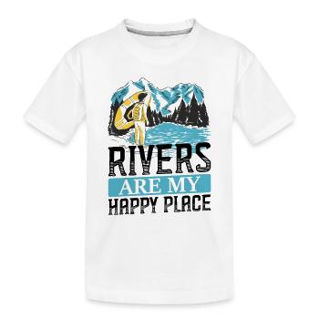 Rafting - T-shirt bio Premium Enfant - blanc - Devant