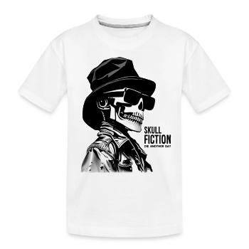 Crâne Fiction Crâne Art - T-shirt bio Premium Enfant - blanc - Devant
