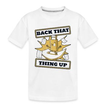 Sauvegarder cette chose vers le haut Informaticien des opérations informatiques - T-shirt bio Premium Enfant - blanc - Devant