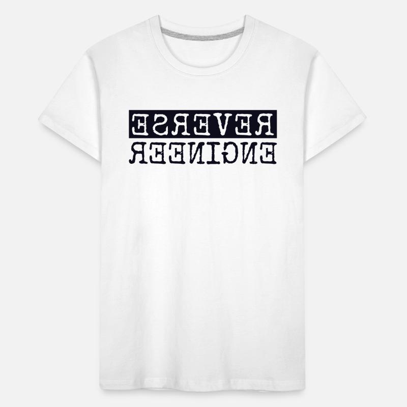 Reverse Engineer Software Engineer Developer Kids' Premium Organic T-Shirt