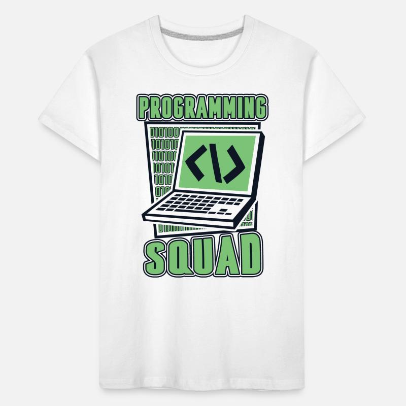 Programming Squad Softwareentwickler Developer Kinder Premium Bio T-Shirt