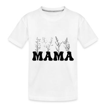 Mère Nature, maman plantes - T-shirt bio Premium Enfant - blanc - Devant