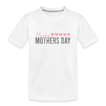 Fête des mères - T-shirt bio Premium Enfant - blanc - Devant