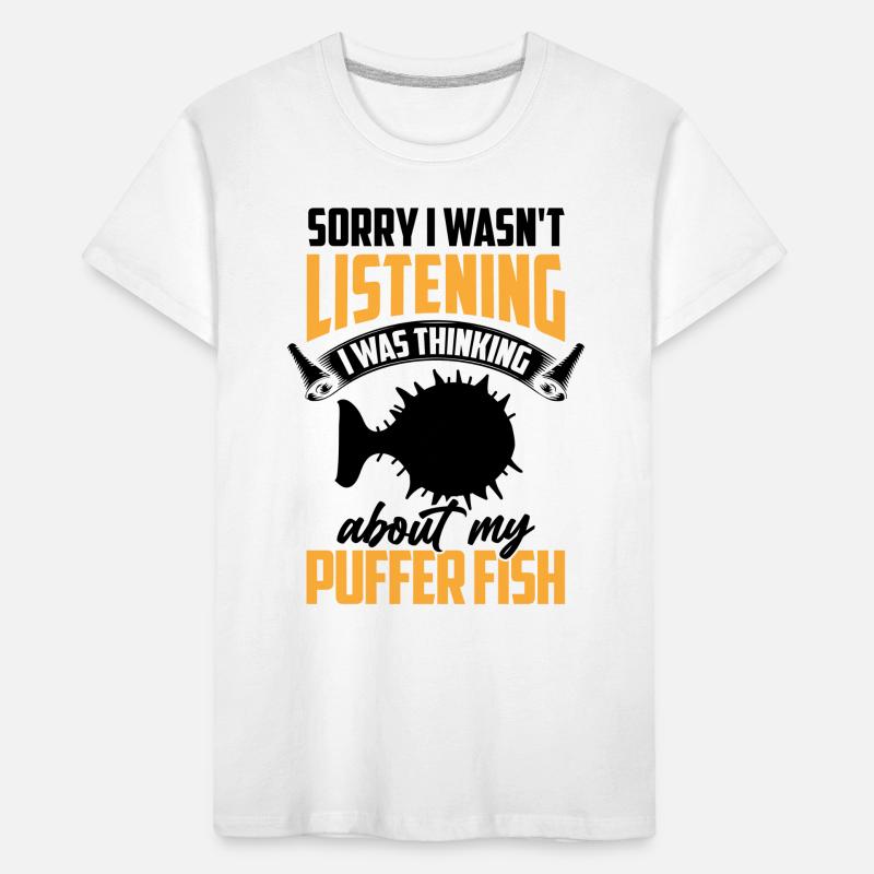 Penser au poisson-globe Poisson-globe géant T-shirt bio Premium Enfant