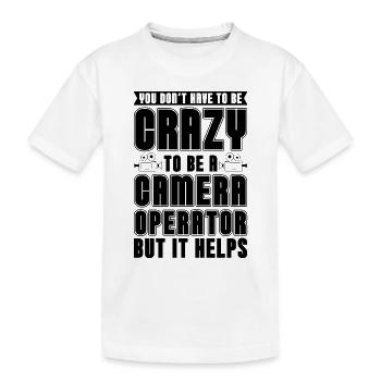 Vous n’avez pas besoin d’être un caméraman Movie Maker - T-shirt bio Premium Enfant - blanc - Devant