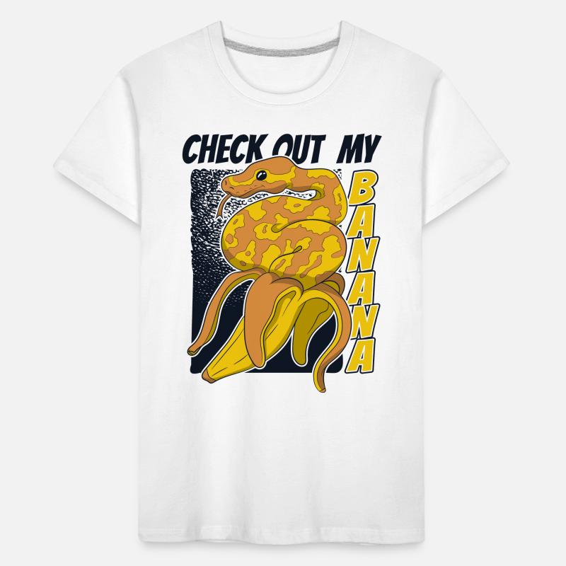 Check Out My Banana Python Schlange Banana Ball Kinder Premium Bio T-Shirt