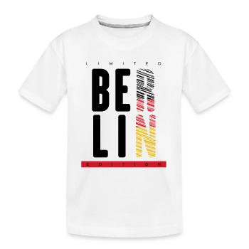Berlin Fan Reise Souvenir Limited Edition Design - Kinder Premium Bio T-Shirt - Weiß - Vorne