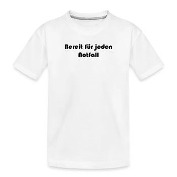 Feuerwehr - Bereit für jeden Notfall - Kinder Premium Bio T-Shirt - Weiß - Vorne