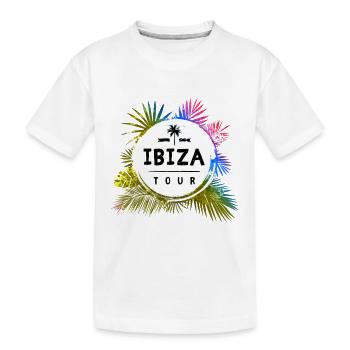 Ibiza Tour Travel coloré - T-shirt bio Premium Enfant - blanc - Devant