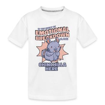 Emotional Breakdown Place Longhair Shorttail - Kids' Premium Organic T-Shirt - white - Front