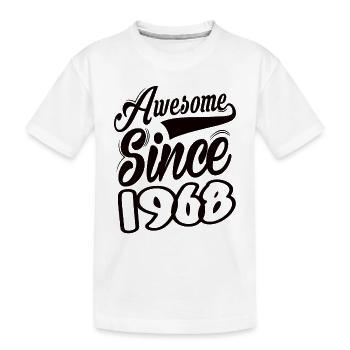 Génial depuis 1968 - T-shirt bio Premium Enfant - blanc - Devant