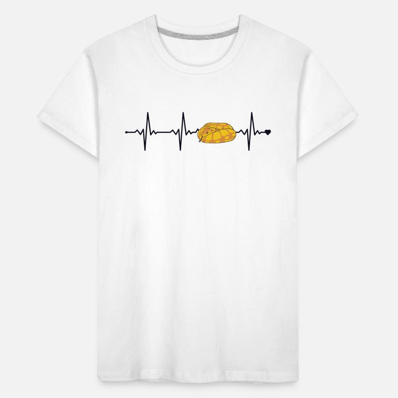 Boule de banane Python Heartbeat Snake Boule de banane T-shirt bio Premium Enfant