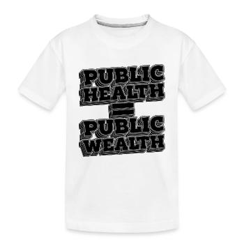 Santé publique Scientifique public Travailleur de la santé - T-shirt bio Premium Enfant - blanc - Devant