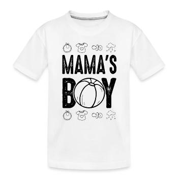 baby mamas junge - Kinder Premium Bio T-Shirt - Weiß - Vorne