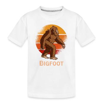 Équipe de recherche Bigfoot - T-shirt bio Premium Enfant - blanc - Devant