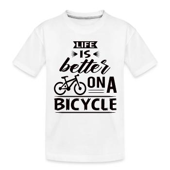 Coureur - T-shirt bio Premium Enfant - blanc - Devant