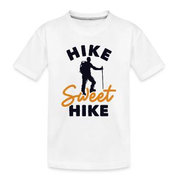 Randonnée Douce Randonnée Randonnée Randonnée Randonnée en montagne - T-shirt bio Premium Enfant - blanc - Devant