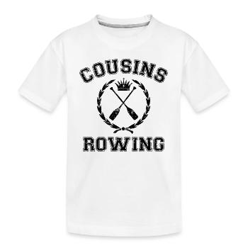 Cousins Rowing TSITP - Kids' Premium Organic T-Shirt - white - Front