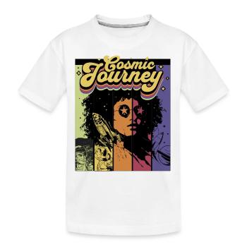 Cosmic Journey - Kids' Premium Organic T-Shirt - white - Front