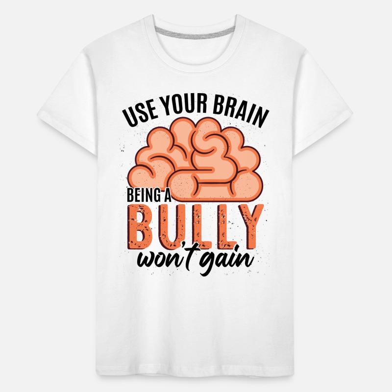 Ein Mobber zu sein, wird nicht gewinnen | Tag der Einheit Kinder Premium Bio T-Shirt