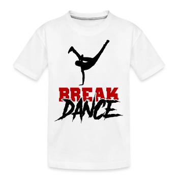 Break Dance 01 - T-shirt bio Premium Enfant - blanc - Devant