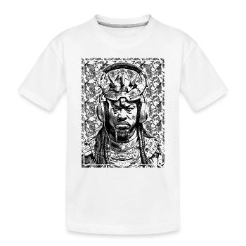 Samouraï hip-hop : des battements dans l’essaim de koi - T-shirt bio Premium Enfant - blanc - Devant