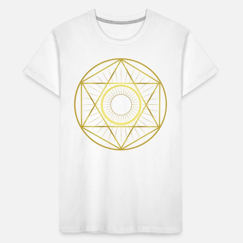 Graphic - Circle - Star - Geometry Kids' Premium Organic T-Shirt