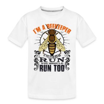 Ich bin Imker - Kinder Premium Bio T-Shirt - Weiß - Vorne