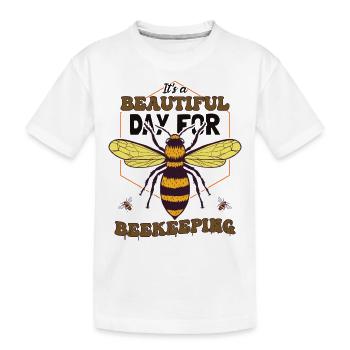 Imkerei Imker Bienenstock Imkerei - Kinder Premium Bio T-Shirt - Weiß - Vorne